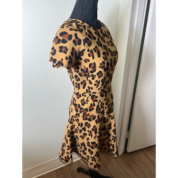 Essentiel Antwerp Leopard Print Dress Fits like Sz 2 - Picture 2 of 6